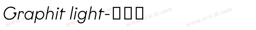 Graphit light字体转换 Graphit light字体转换